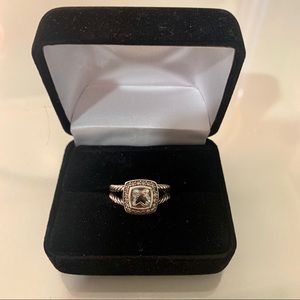 David Yurman Petite Albion Ring Prasiolite Size 7